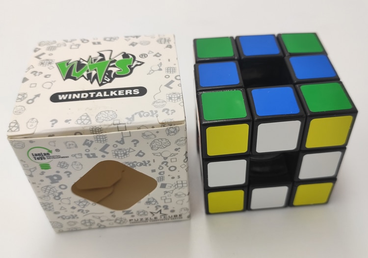 Lanlan 3x3 Void Cube 블랙/화이트/투명한 Cubo Magico 드롭 배송